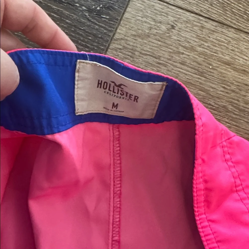 Hollister pink‎ swim trunks medium